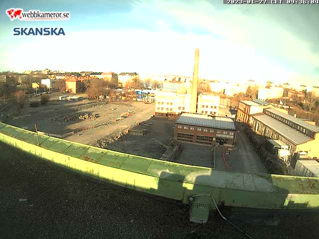 Webbkamera - Skanska - Warfvinges v&auml;g, Stockholm